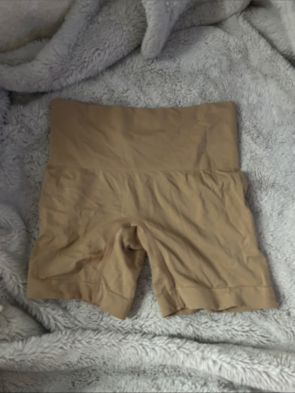 High-Waist Shaping Boyshorts - Nude